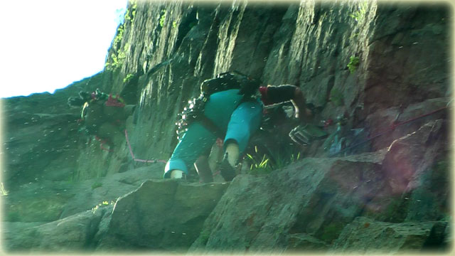 子持山・谷川岳衝立岩ダイレクトカンテ　２０１４年６月